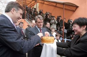 Visit of Viktor Yuschenko to Georgia