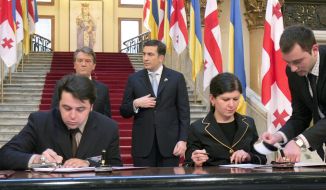 Visit of Viktor Yuschenko to Georgia