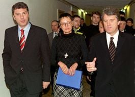 Борис Нємцов, Ірина Хакамада і Віктор Ющенко