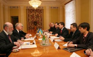 Meeting of Viktor Bondar with Halvdan Skard