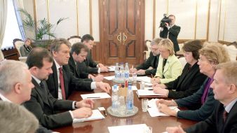 Meeting of Yushchenko with PACE members