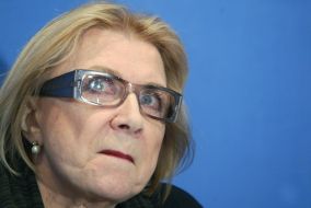 Press conference of Alla Demidova in UNIAN