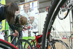 Exhibition of bicycles