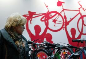 Exhibition of bicycles