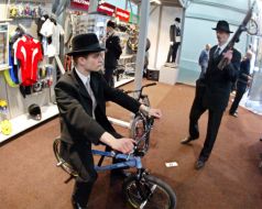 Exhibition of bicycles