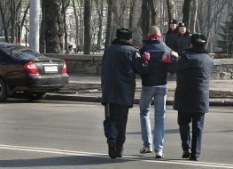 Митинг возле памятника Т.Шевченко