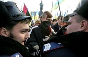 Митинг возле памятника Т.Шевченко