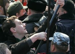 Митинг возле памятника Т.Шевченко