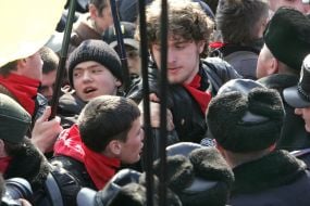 Митинг возле памятника Т.Шевченко