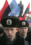 Митинг возле памятника Т.Шевченко