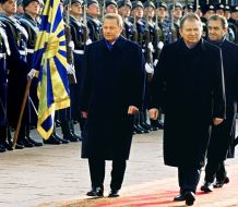 Leonid Kuchma and Rudolf Schuster