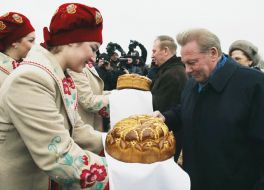 Leonid Kuchma and Rudolf Schuster