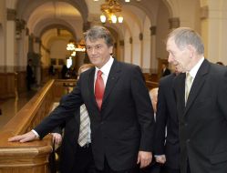 Visit of Yushchenko to Denmark