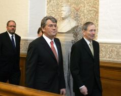 Visit of Yushchenko to Denmark