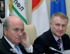 Press-conference by Joseph Blatter and Grigory Surkis