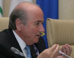 Press-conference by Joseph Blatter and Grigory Surkis
