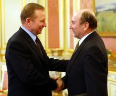 Leonid Kuchma and Yuri Yarov