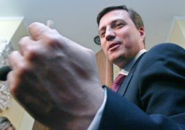 Обыск в квартире Юрия Луценко