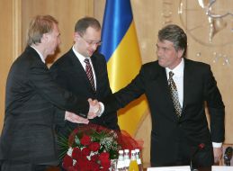 Yushchenko Yatsenyuk Ogryzko