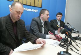 Press conference of “Anticriminal choice” in UNIAN