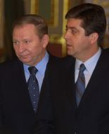 Георгій Пирванов та Леонід Кучма