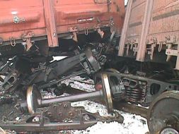 Місце аварії вантажного составу