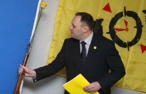 Press conference of PORA People’s Party in UNIAN