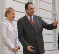 Встреча Тимошенко с Жаном-Франсуа Копе