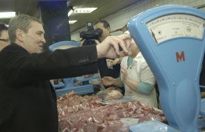 Посещение Черновецким КП ”Житній ринок”