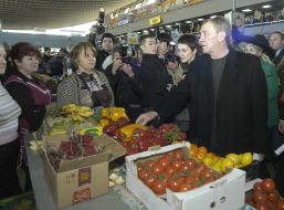 Посещение Черновецким КП ”Житній ринок”