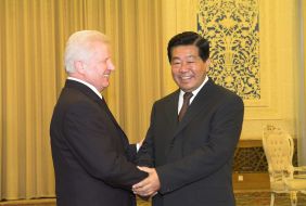 Встреча Александра Мороза и Цзя Цинлиня