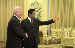 Встреча Александра Мороза и Цзя Цинлиня