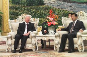 Встреча Александра Мороза и Цзя Цинлиня