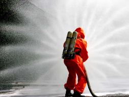 Показательные выступления курсантов Львовского государственного университета безопасности жизнедеятельности МЧС Украины