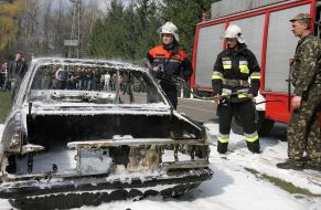 Показательные выступления курсантов Львовского государственного университета безопасности жизнедеятельности МЧС Украины