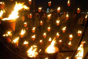 Show  “Fiery installation“