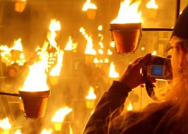 Show  “Fiery installation“