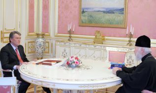 Встреча Ющенко и Митрополита Владимира