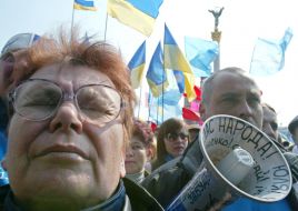 Meeting of the Coalition on the Independence square