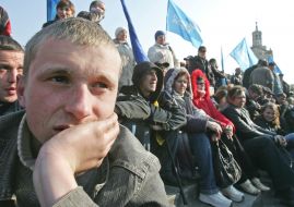 Meeting of the Coalition on the Independence square