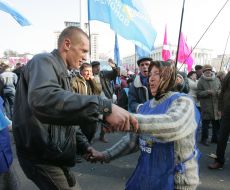 Meeting of the Coalition on the Independence square