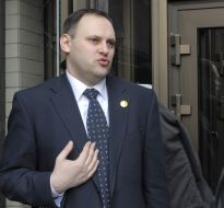 Press conference of civil party ”PORA” in UNIAN