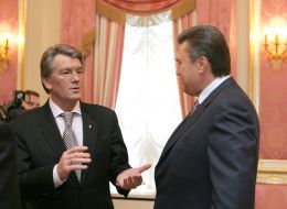 Meeting of Yuschenko and Yanukovich
