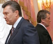 Meeting of Yuschenko and Yanukovich