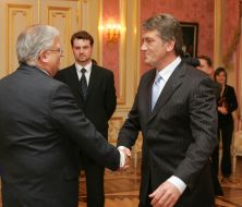 Meeting of Viktor Yuschenko with Mario David
