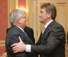 Meeting of Viktor Yuschenko with Mario David