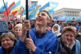 Meeting of coalition on the Independence square