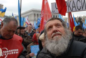 Meeting of coalition on the Independence square