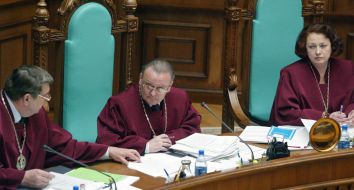 Sitting of the Ukranian Constitutional Court