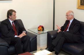 Встреча Ющенко с Гансом-Гертом Поттерингом